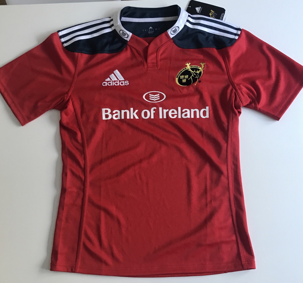 MUNSTER RUGBY CLUB Adidas Bank of Ireland Jersey, Men's Size