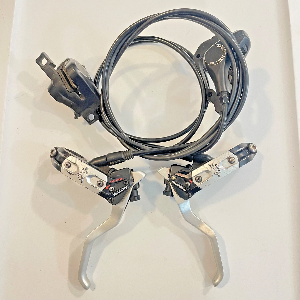 Shimano Deore XT MTB Hydraulic Disc Brake Set Brakes BR/BL-M775 | eBay