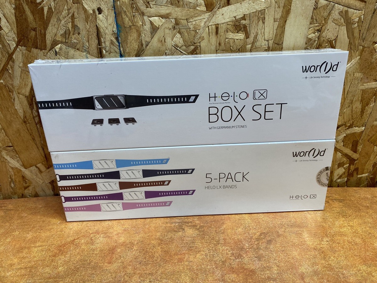 HELO LX Box Set w/Germanium Stone - Smartband Fitness & Health w/5