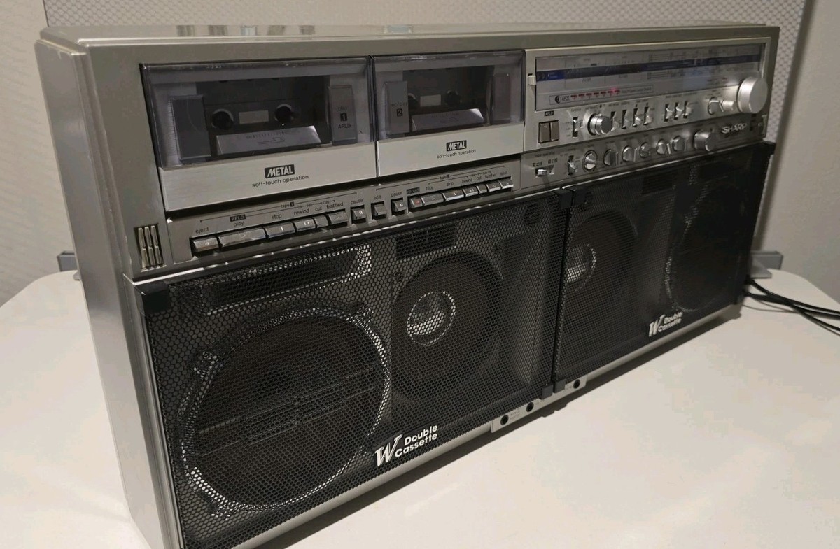 Sharp GF-777 Vintage Boombox Stereo Cassette Ghettoblaster | eBay