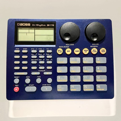 Boss DR-770 Dr. Rhythm Drum Machine Sequencer w/ Adapter Compact
