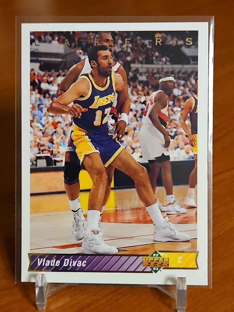 1992-93 Upper Deck Basketball Card Vlade Divac Los Angeles Lakers