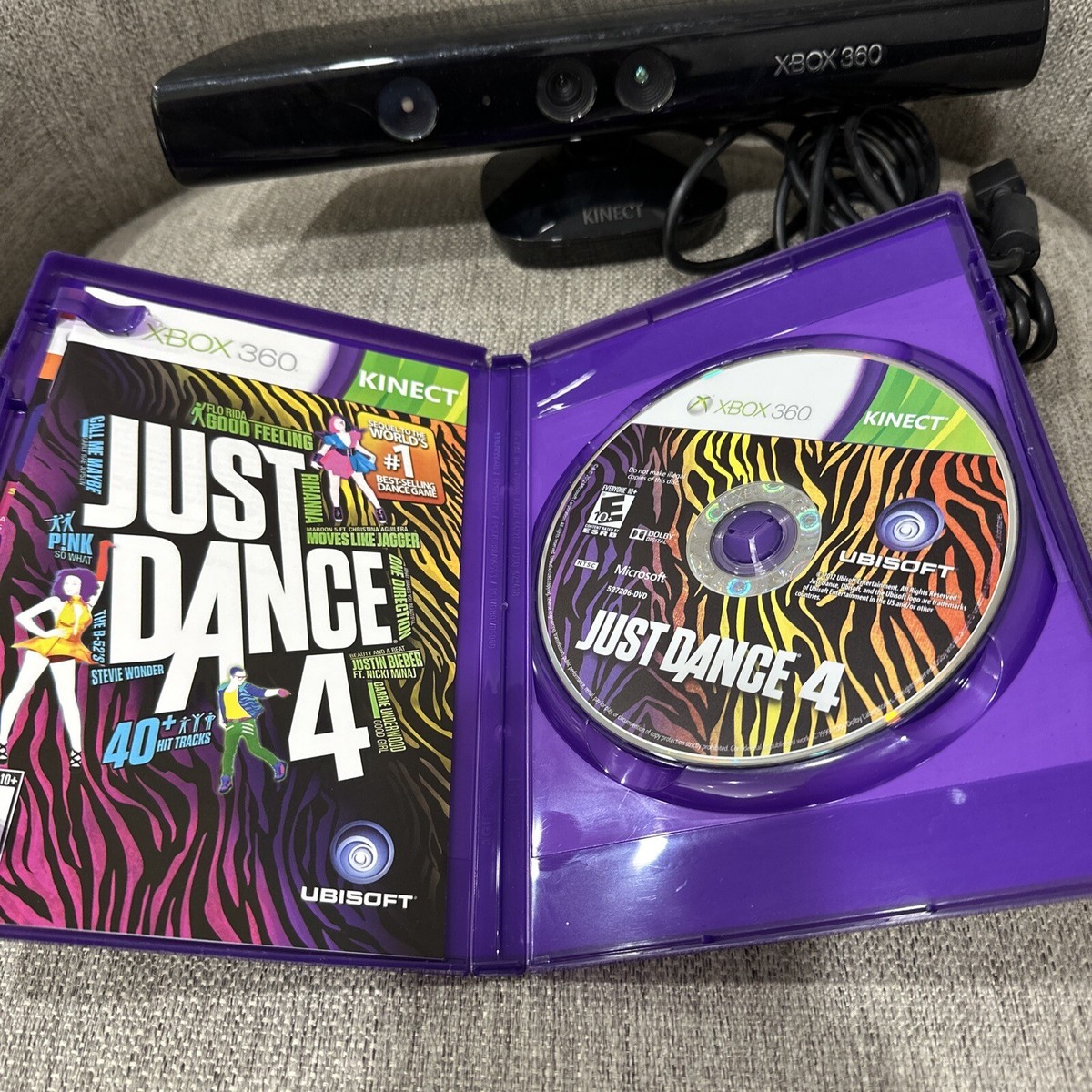 Official Microsoft Xbox 360 Kinect Motion Sensor Bar And Just