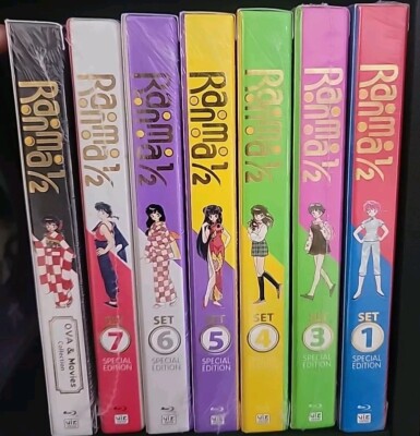 Ranma 1/2 Special Edition blu ray boxset 1,3,4,5,6,7, OVA