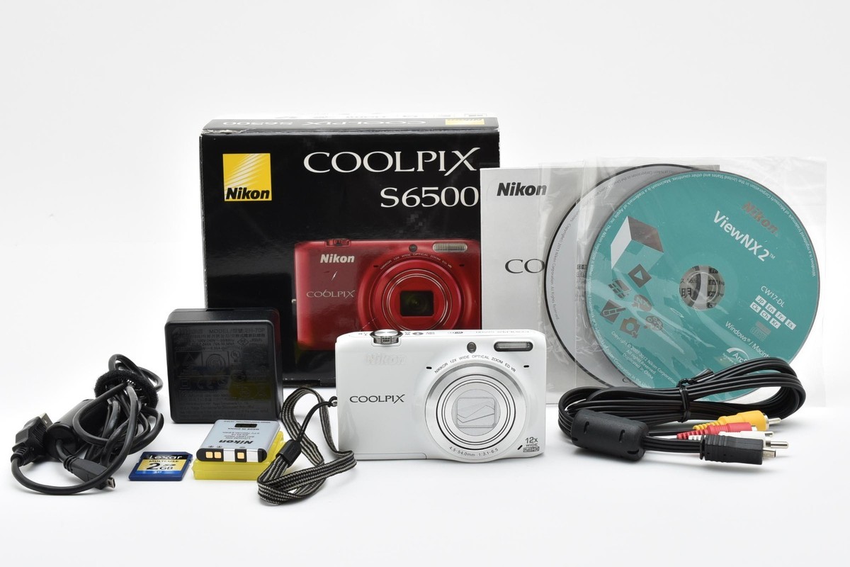 Nikon COOLPIX S6500 16.0MP Digital Camera - Red for sale online | eBay