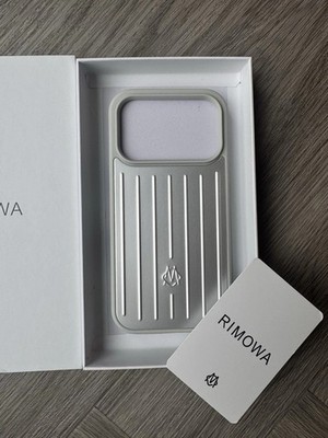 RIMOWA Apple iPhone 17 Pro Max Silver Aluminium Phone Case | eBay