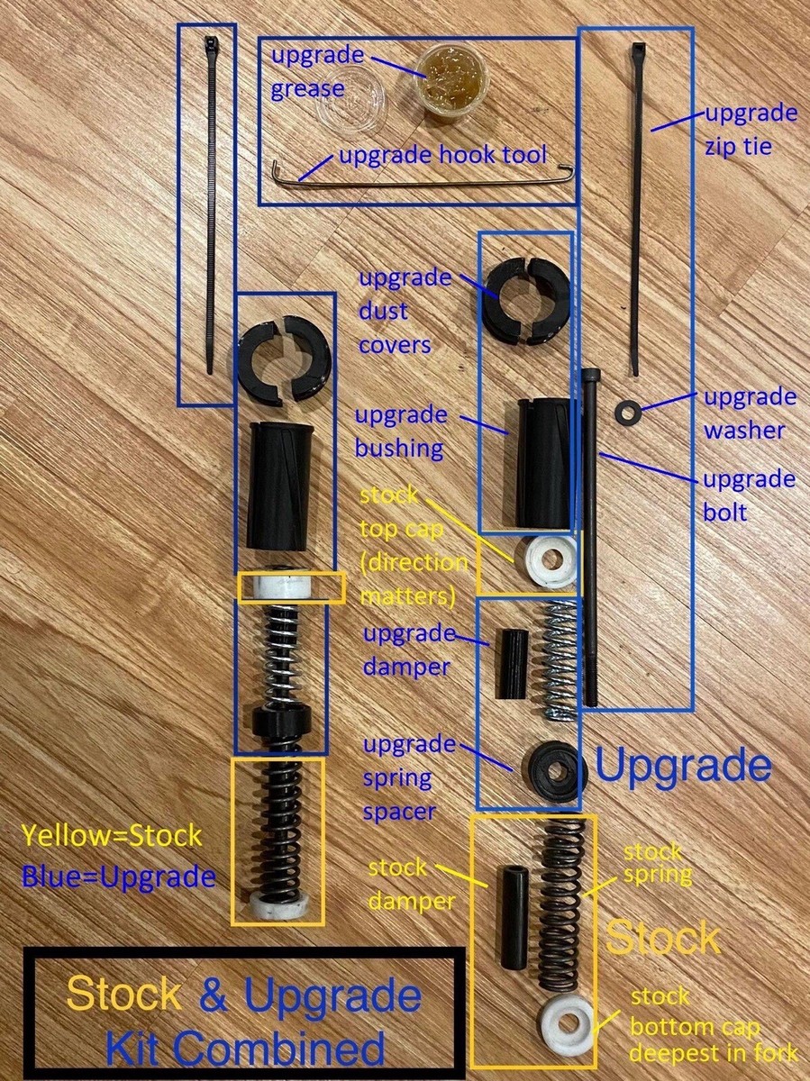 Dual Spring Tender Front Lift Kit For Razor Mx500 MX650 SX500