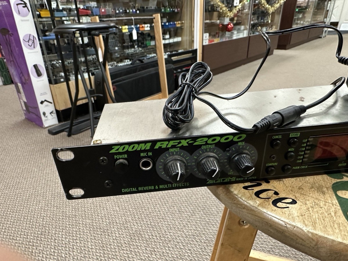 Zoom Rfx-2000 Digital Reverb Multi Effects 1u Rack Unit for sale