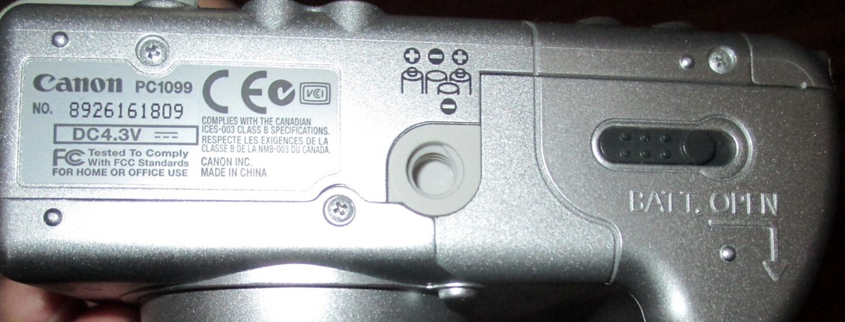 Canon PowerShot A95 5.0 MP PC1099 Digital Camera | eBay