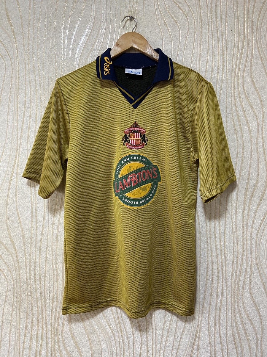 SUNDERLAND 1997 1999 AWAY FOOTBALL SHIRT SOCCER JERSEY ASICS sz M