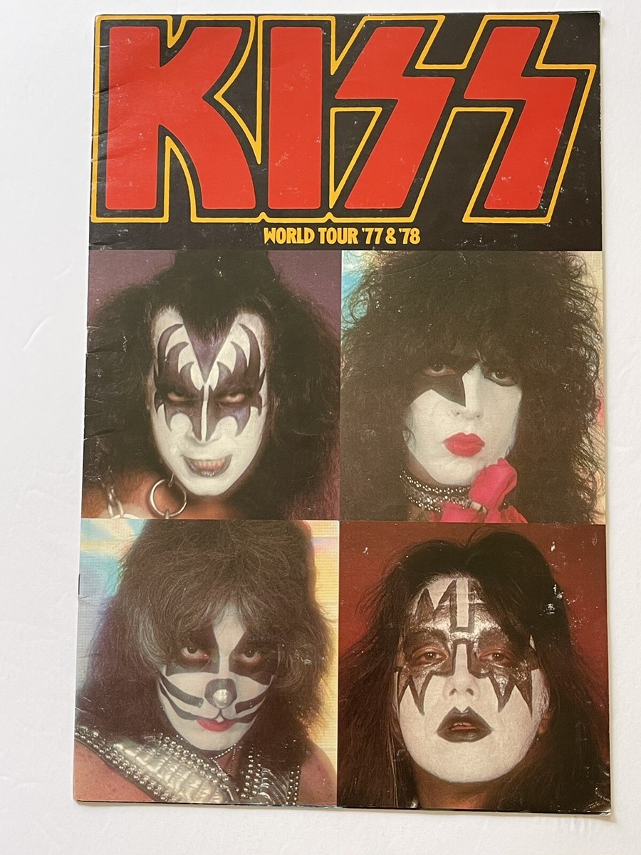 KISS 1977 & 1978 Love Gun / ALIVE 2 World Tour Book / Program | eBay