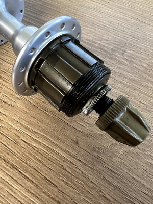 Shimano NOS Dura Ace Rear Hub 28H a 1st Generation a With Quick