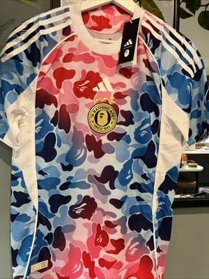 Bape x Adidas FB jersey top Brand New With Tags ( In Hand) 100