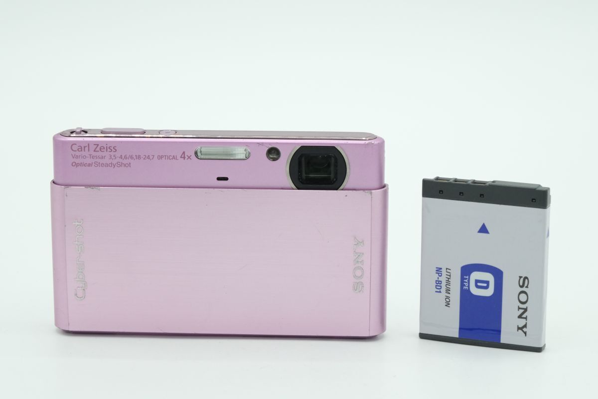 SONY DSC-T77 Pink Cyber Shot 4.0x Optical Zoom Digital Camera