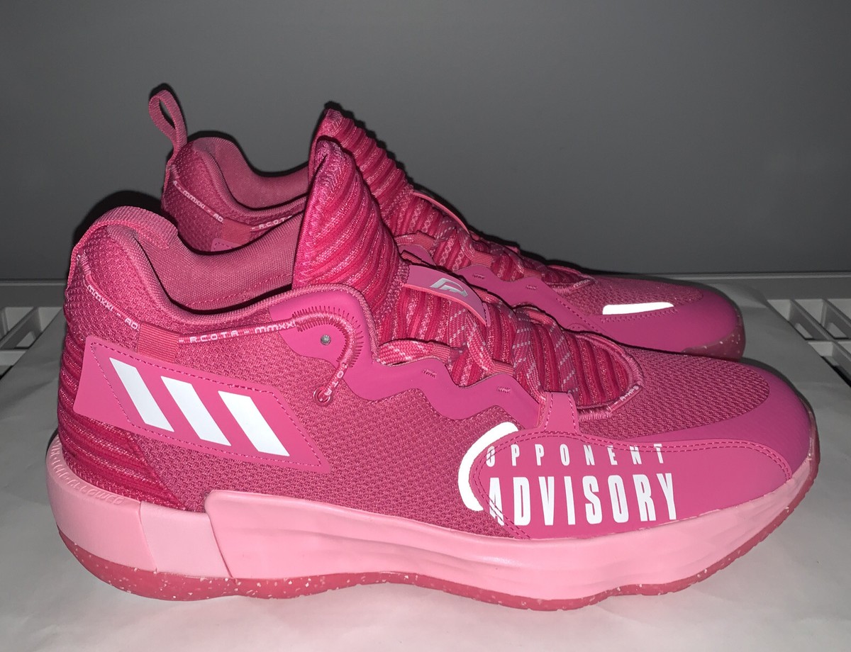 Adidas Dame 7 SM EXTPLY Basketball Shoes “Pink Blast” Men's Size
