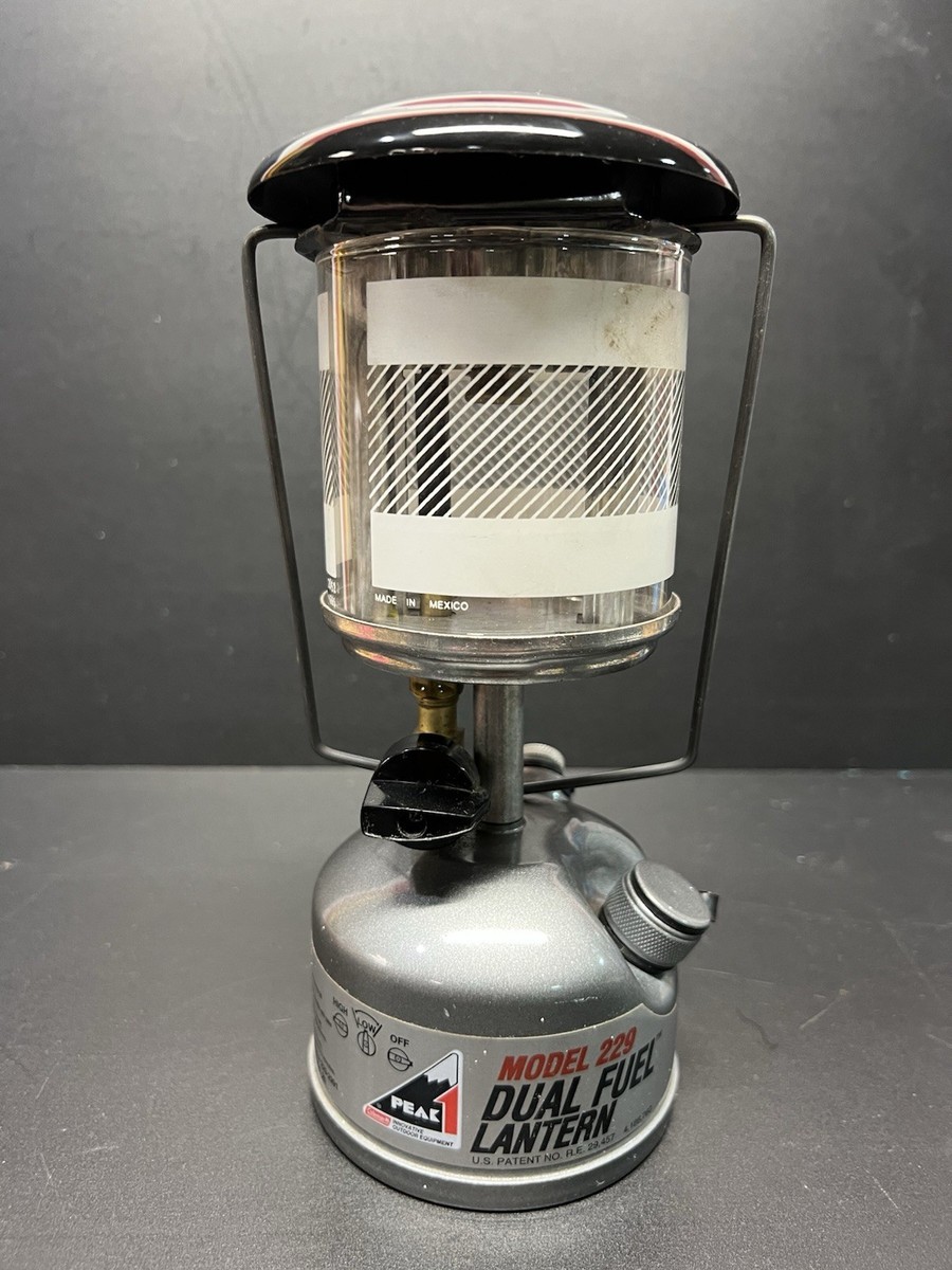 Coleman Peak 1 229 Dual Fuel Camping Backpacking Lantern | eBay