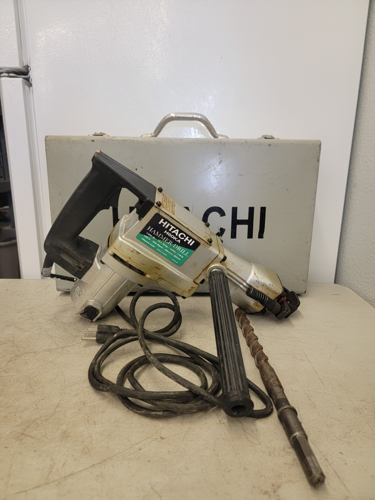 Rare Hitachi Koki H60KA Heavy Duty Hammer Drill With Case | eBay