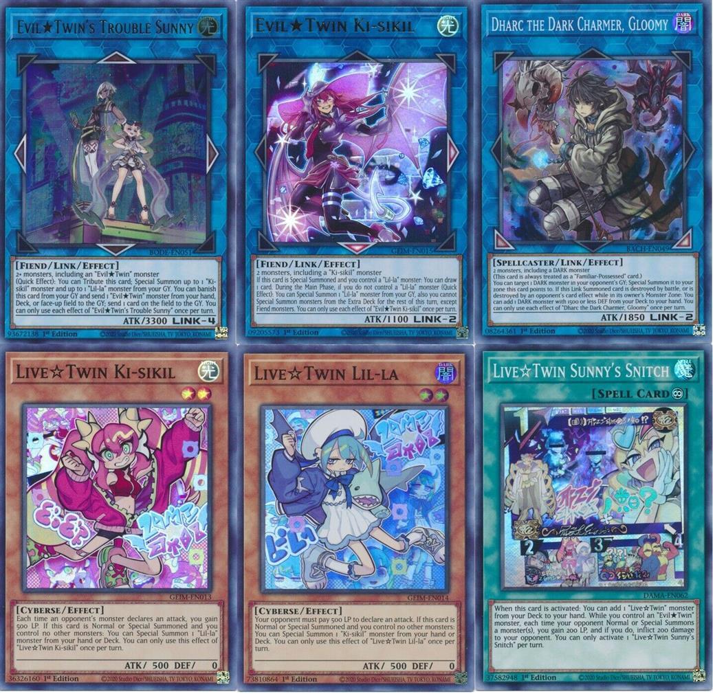 YuGiOH Complete Live Twin Deck! Trouble Sunny Evil Ki-sikil Lil-la