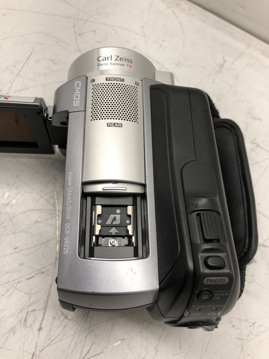 SONY SUPER STEADY SHOT DCR-SR220 HANDYCAM DIGITAL COMPACT