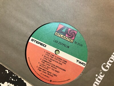 Led Zeppelin I 1st Self Titled 1969 '77 re sp debut s/t sd19126