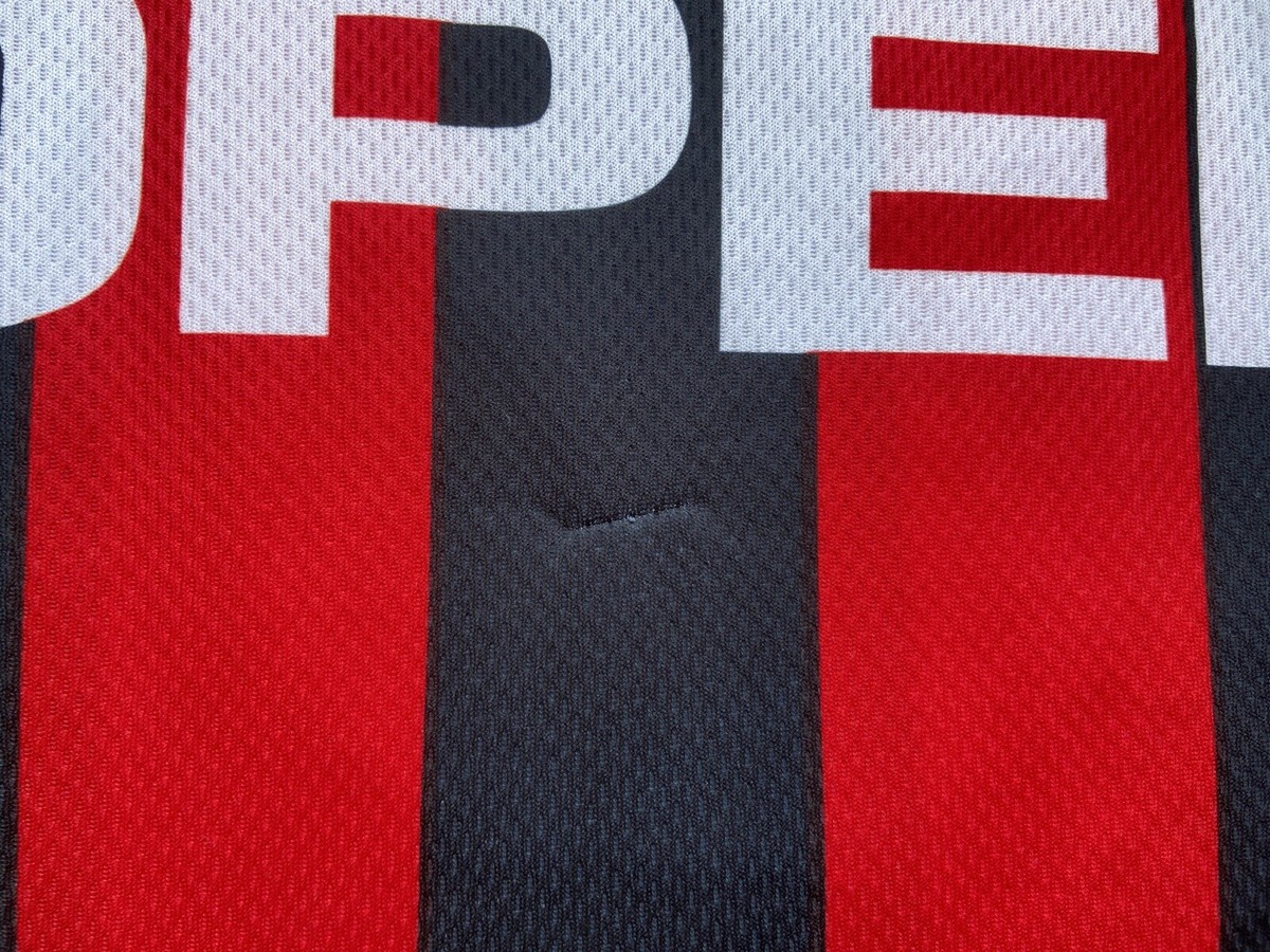 MILAN 1996 1997 HOME SHIRT JERSEY LONG SLEEVE LOTTO sz XL MEN #9