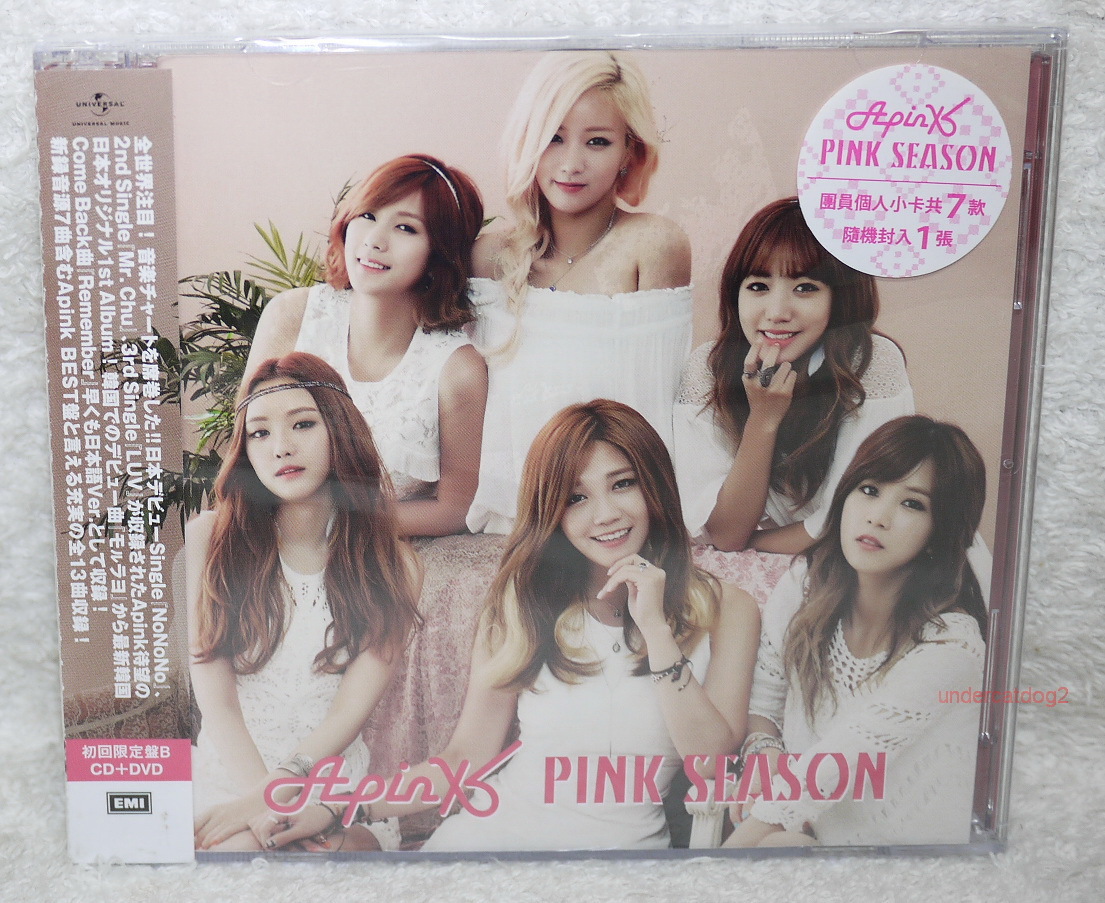 APink PINK SEASON 2015 Taiwan Ltd CD+DVD+Card+24P (Japanese