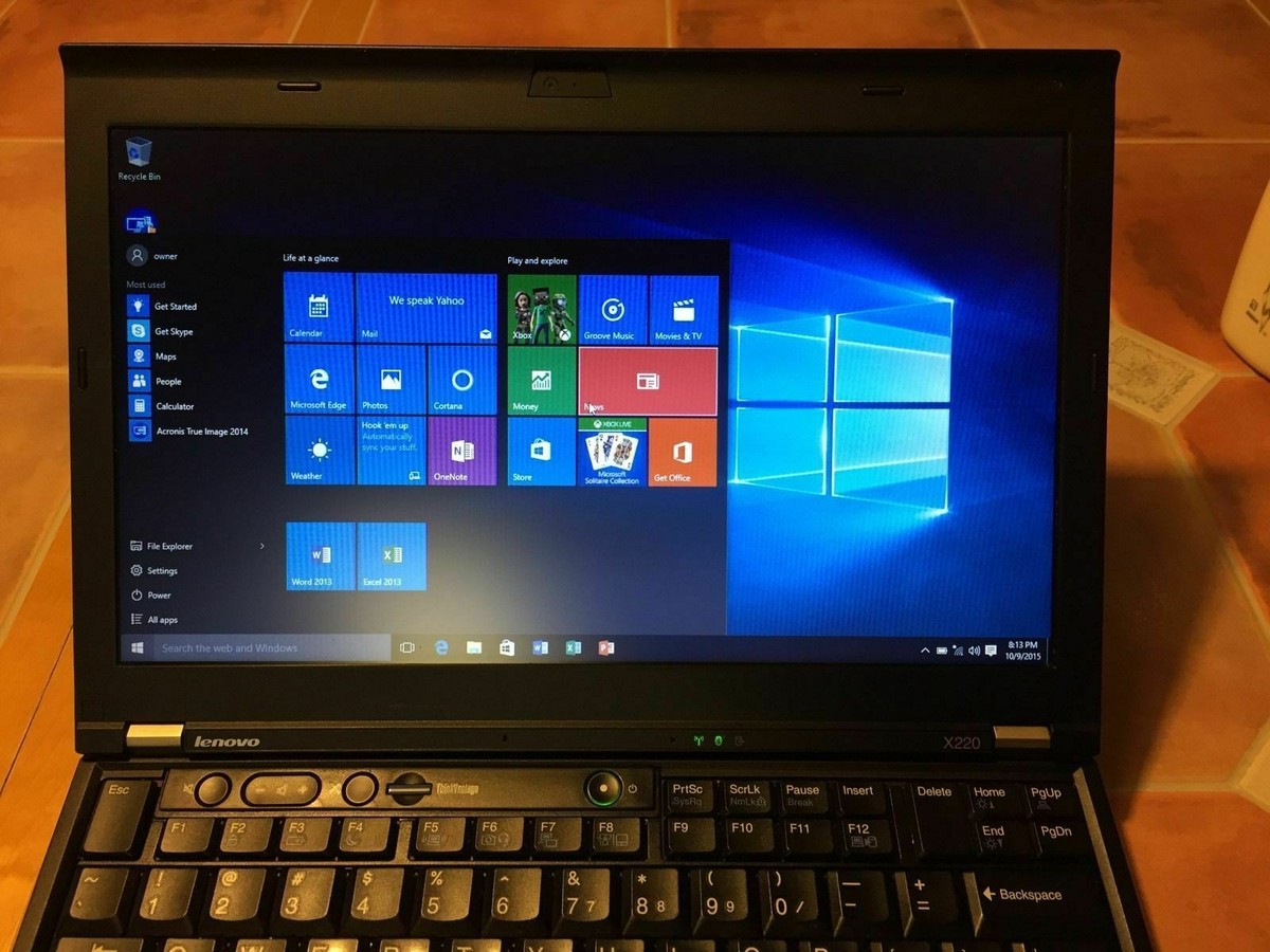 Lenovo ThinkPad Laptop X220 i7 8GB 256GB SSD Genuine Windows 10p