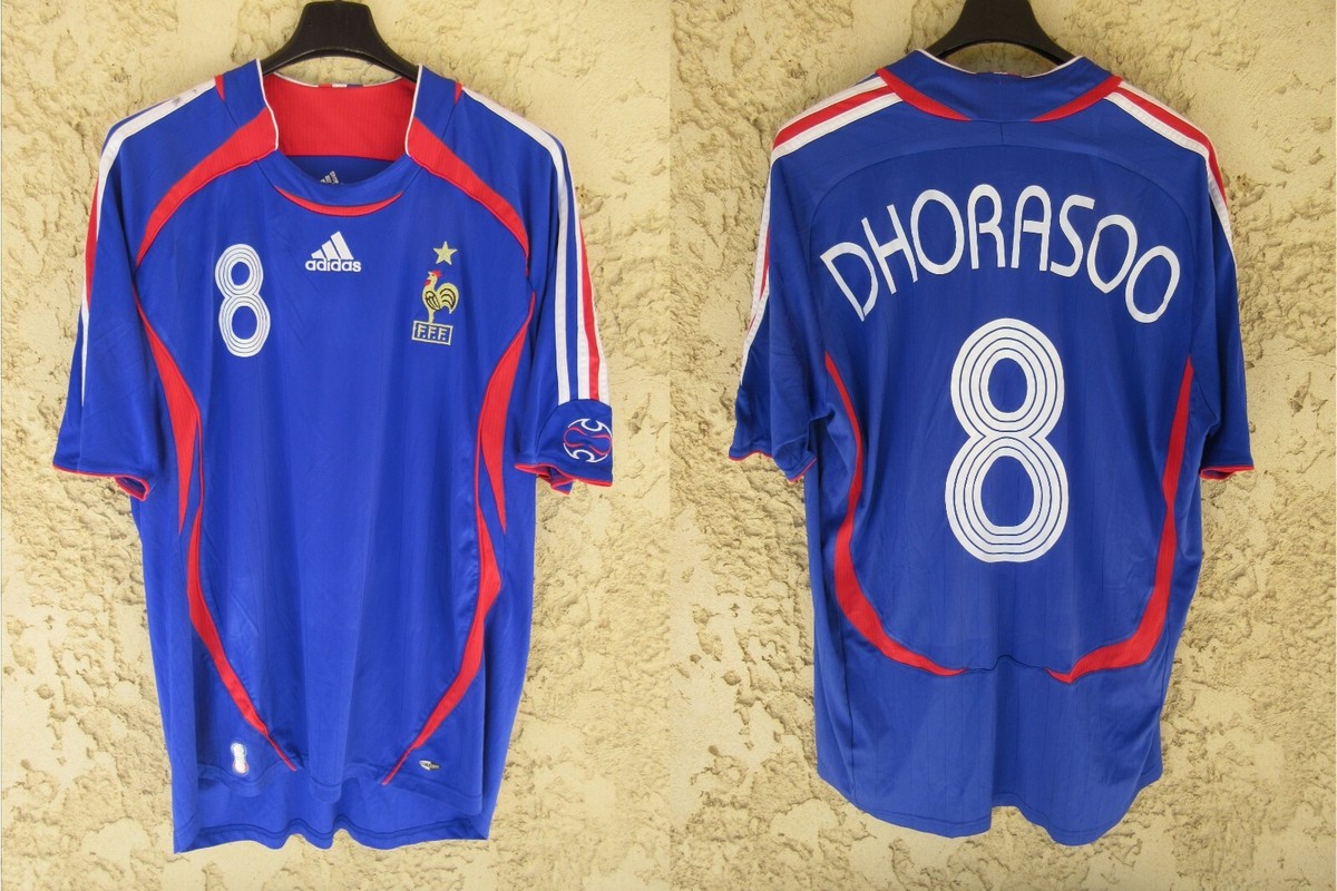 Maillot Equipe de FRANCE Adidas shirt DHORASOO 8 World Cup 2006