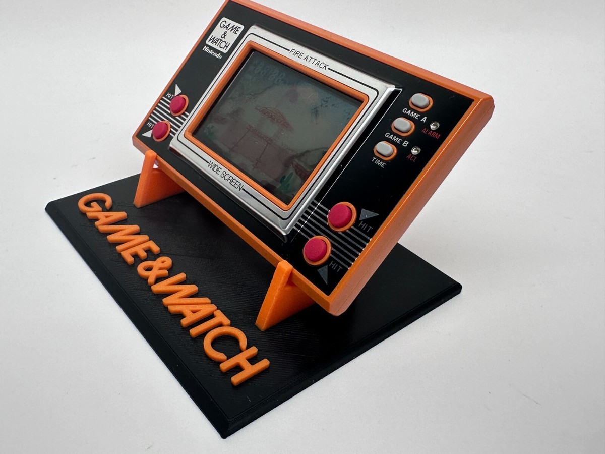 FIRE ATTACK Nintendo Game & Watch Wide Screen Console 1982 ID-29 W