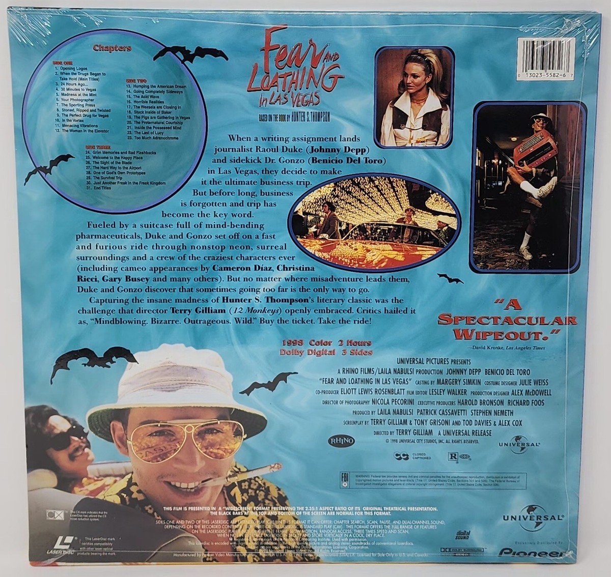 Fear and Loathing in Las Vegas SEALED MINT Laserdisc LD83657-WS | eBay