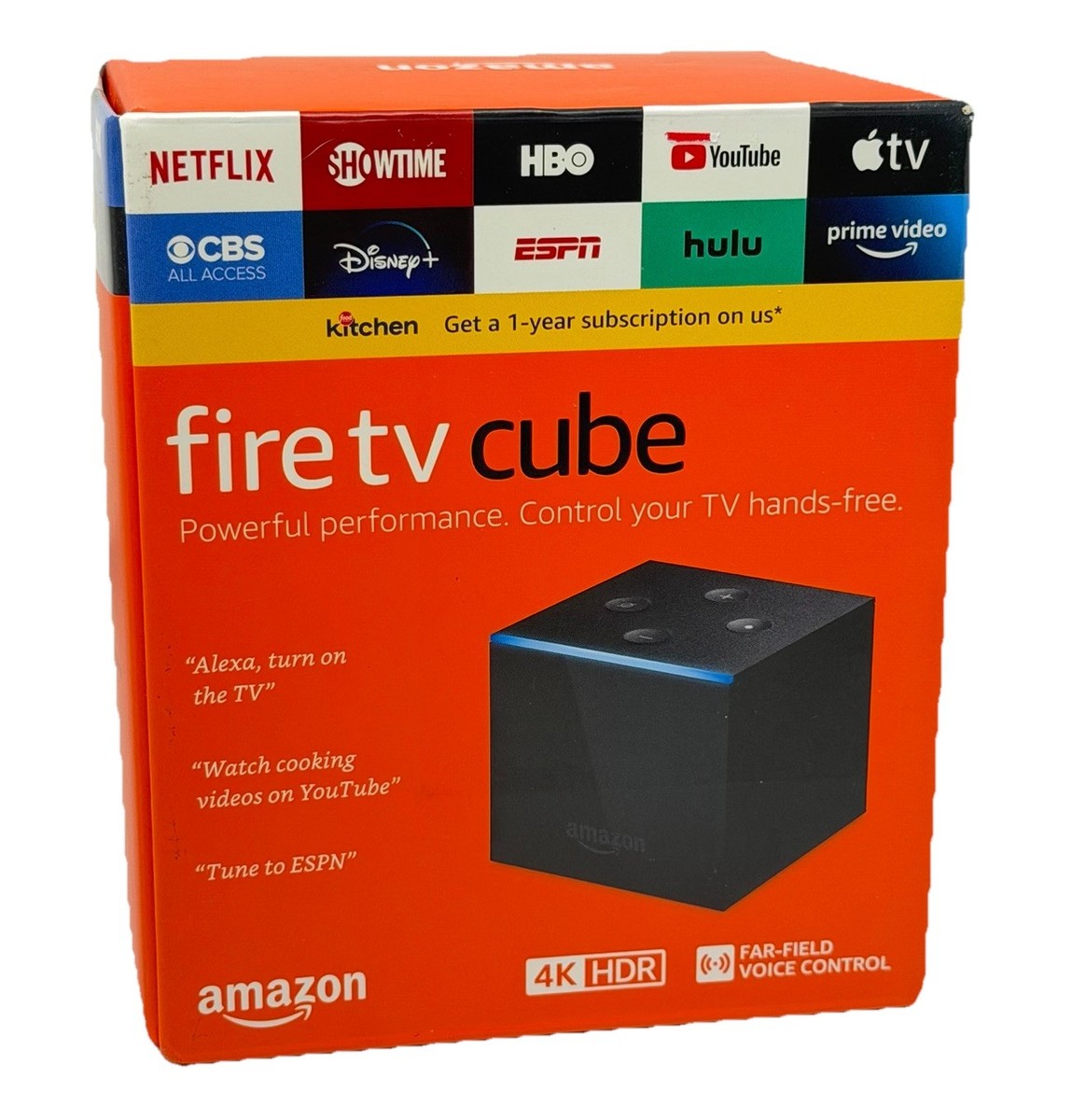 Amazon Fire TV Cube (2nd Gen) 4K UHD Media Streamer for sale