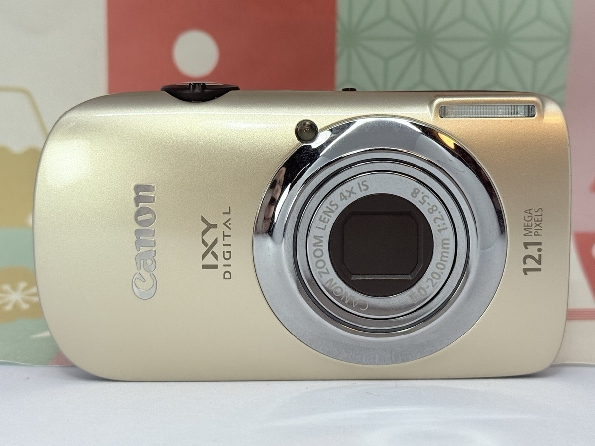 Canon IXY DIGITAL 510 IS Gold | 12MP Compact Camera Japan | NEAR
