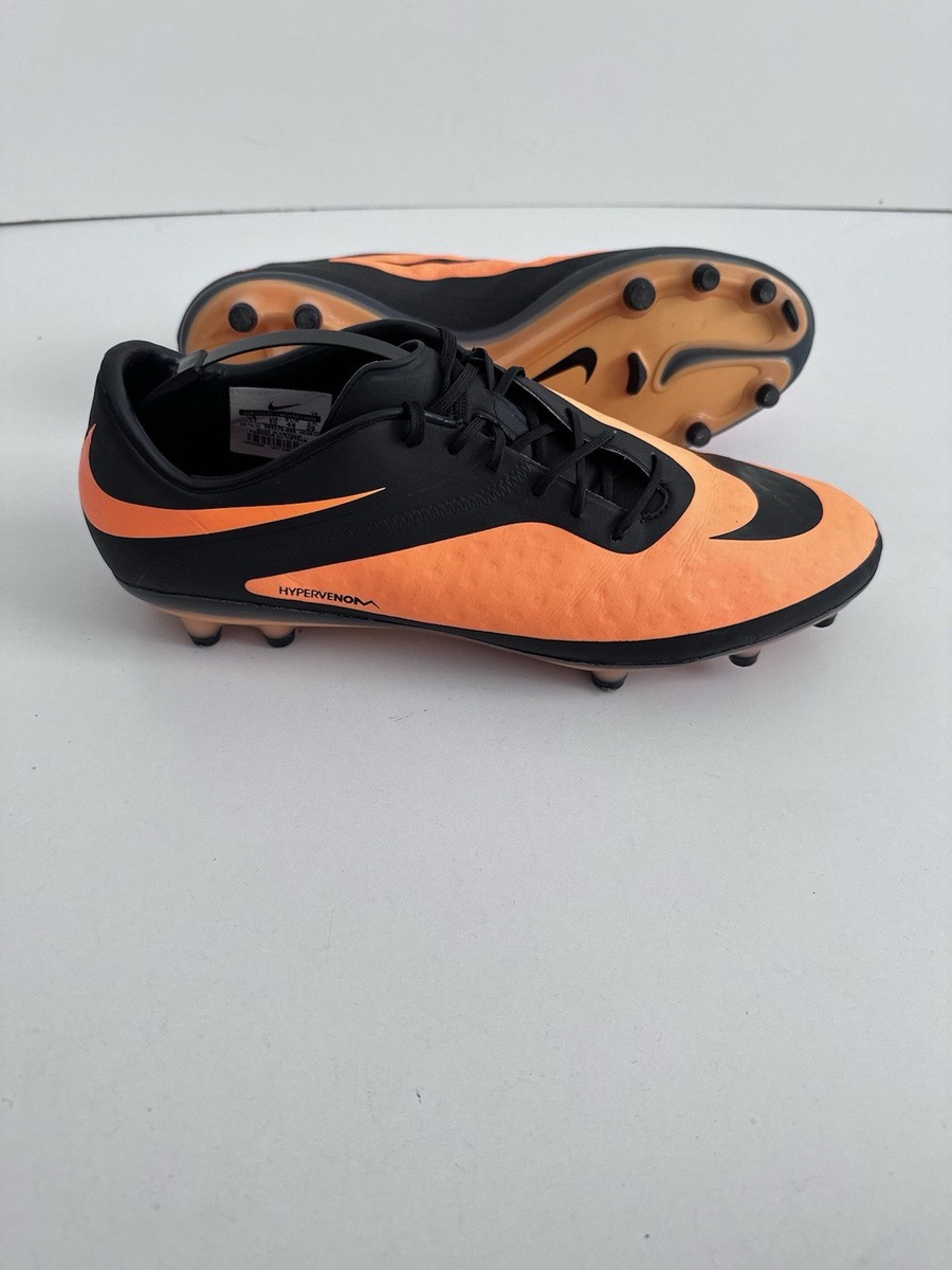 Nike Hypervenom Phatal FG Orange Citrus Black Football Soccer