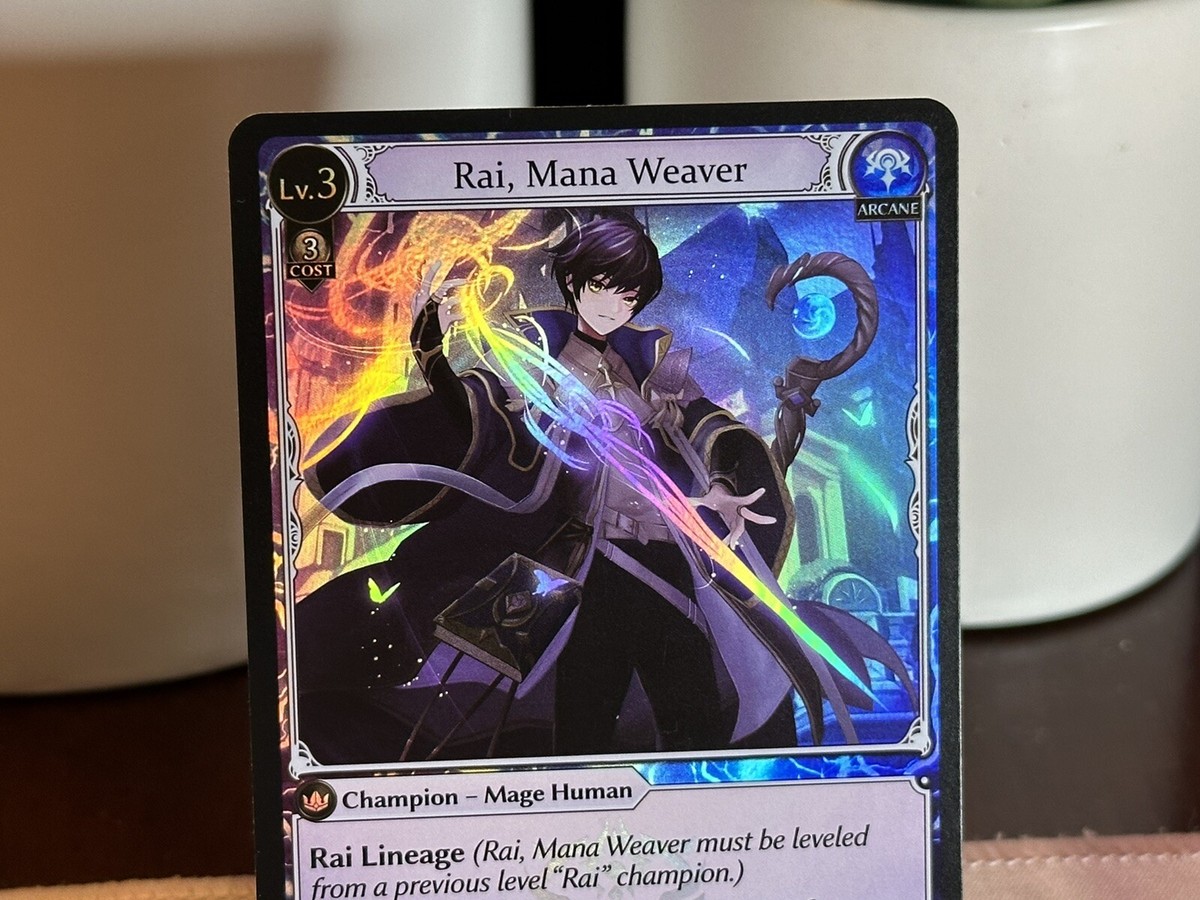 Grand Archive TCG Rai, Mana Weaver FOIL Dawn Of Ashes 1st Edition