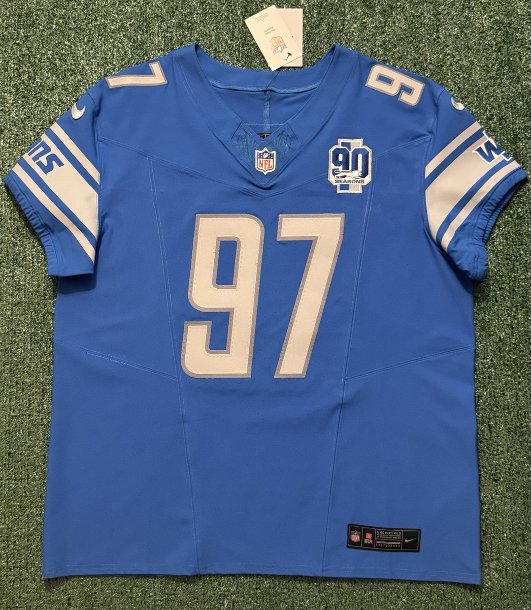Aidan Hutchinson Detroit Lions Blue Nike Vapor F.U.S.E. Elite