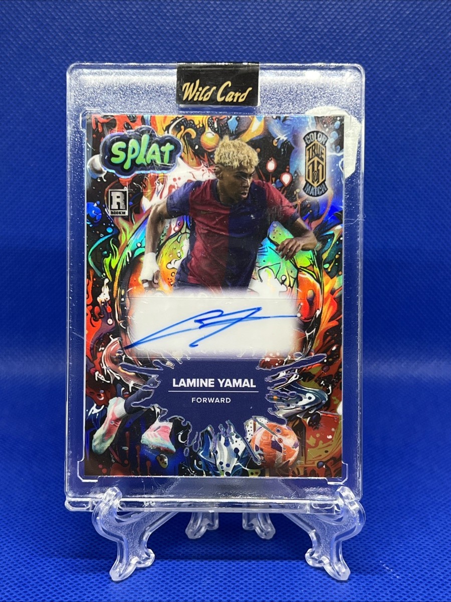 2024 Lamine Yamal..Wildcard Splat-Color Match-True 1/1 Rookie Auto