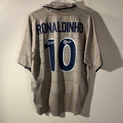 Ronaldinho 10 L Jersey FC Barcelona 2003 2004 Third Maglia Nike