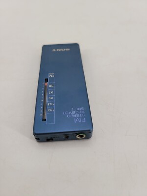 SONY FM Stereo Receiver SRF-7 Radio SRF-7 Blue Vintage Rare Unique