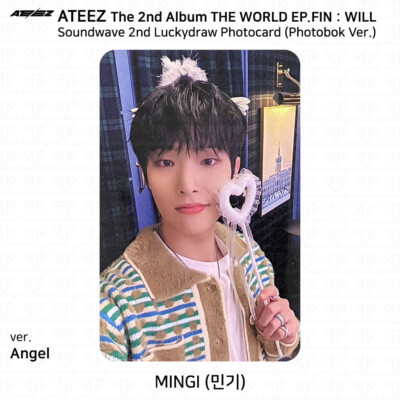 ATEEZ The 2nd Album WORLD EP.FIN WILL Soundwave 2nd Luckydraw