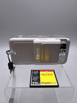 Canon PowerShot S60 5.0MP Digital Camera - Silver for sale online