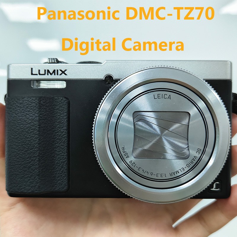 Panasonic LUMIX DMC-TZ70 12.1MP Digital Camera - Silver for sale