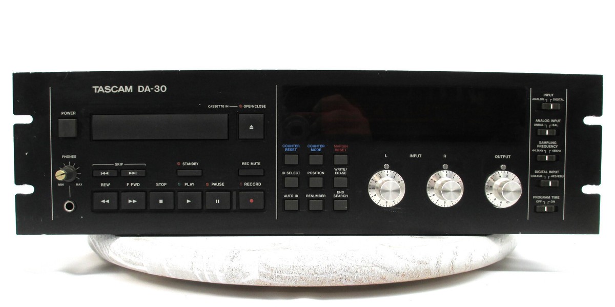 Tascam DA-30 Professional Digital Audio Tape Deck DAT Recorder | eBay