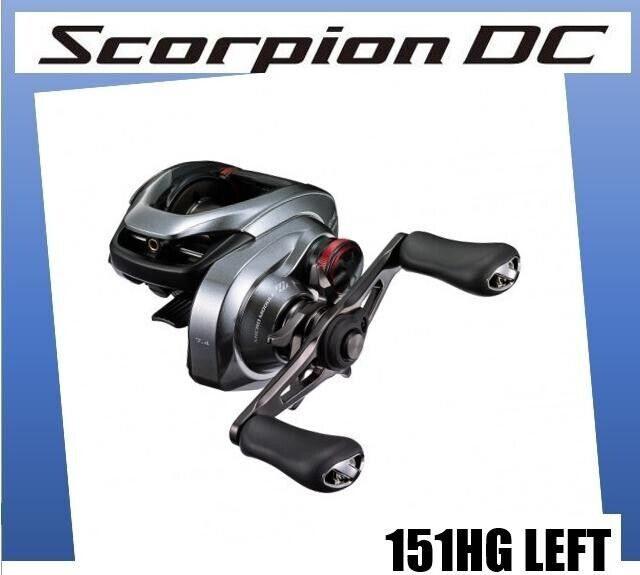 Shimano 21 Scorpion DC 151HG (Left handle) New Baitcast Reel Ship