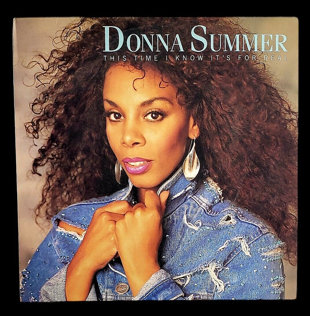 Vintage Vinyl Donna Summer This Time I Know It's For Real NM