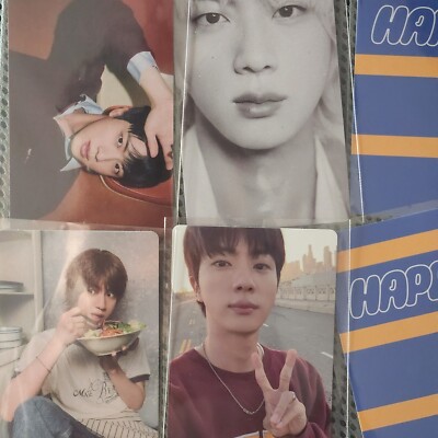 JIN BTS LUCKYDRAW PHOTOCARD Happy THE solo ALBUM weverse withmuu