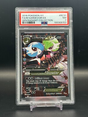 PSA 7 NM M Gardevoir EX Generations Radiant Full Art Holo Pokemon