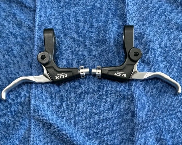 Shimano XTR brake Levers BL-M970 Mechanical V Brake Pair Front And