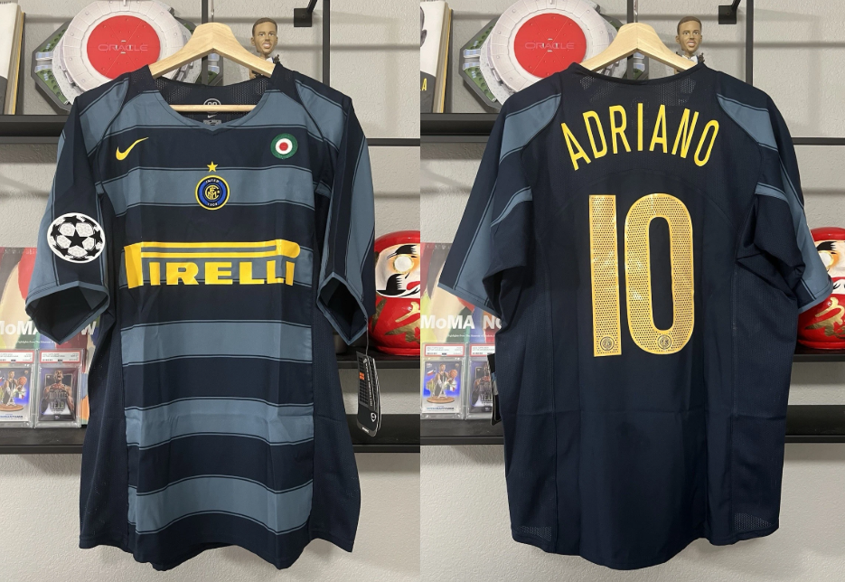 Nike 2004-05 Inter Milan Adriano Third Kit Jersey M | eBay