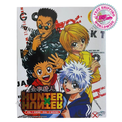 Hunter x Hunter 1999 Season 1 Complete TV Series + OVA + 2 Movie