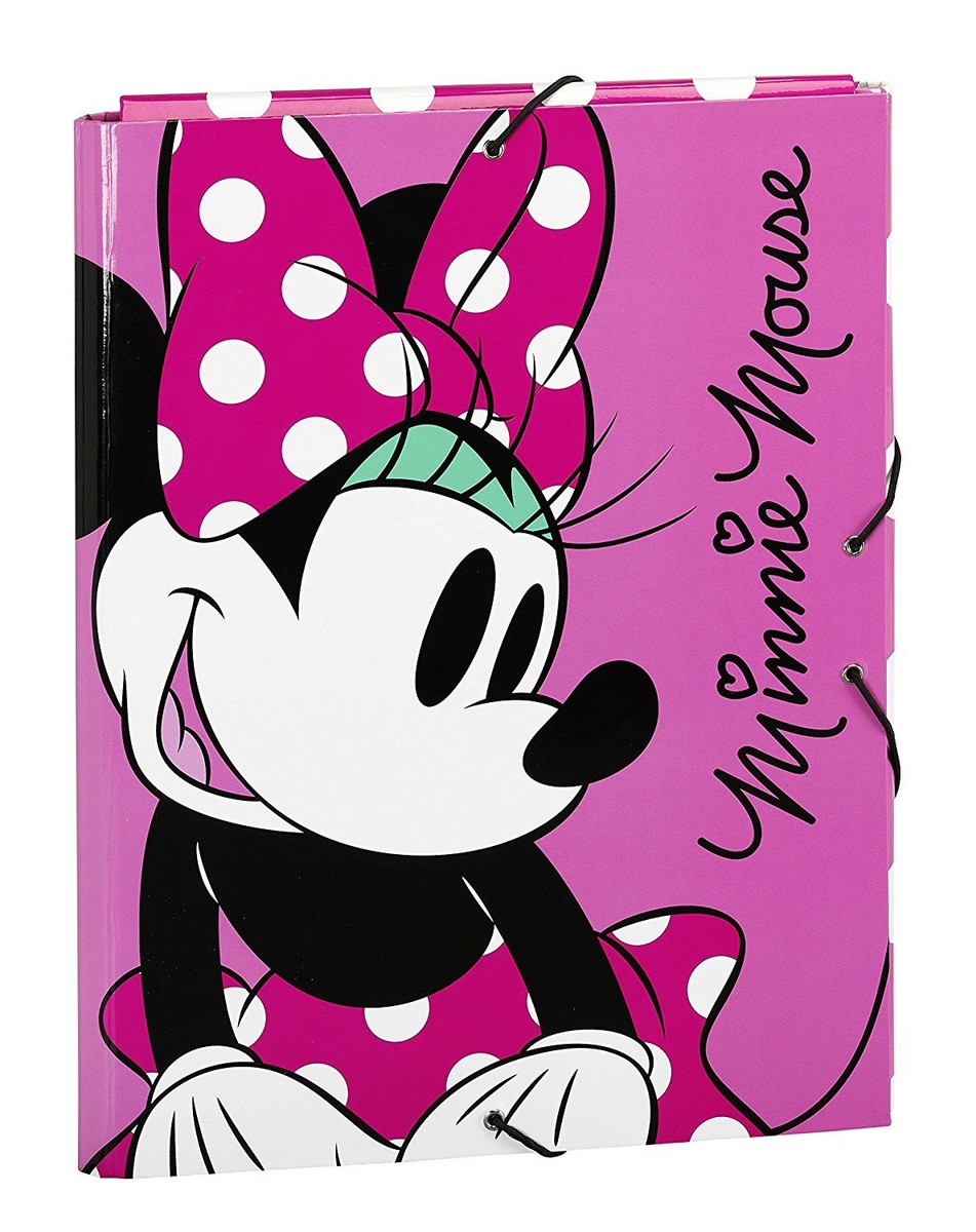 Disney Minnie Mouse Document Folder with Elastic Closure | eBay